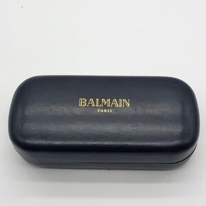 Balmain Black and Gold Eyewear Case